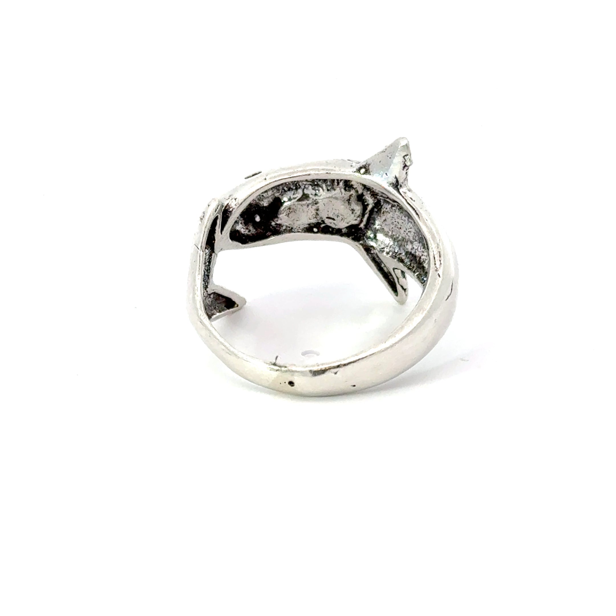 SHARK STERLING SILVER RING