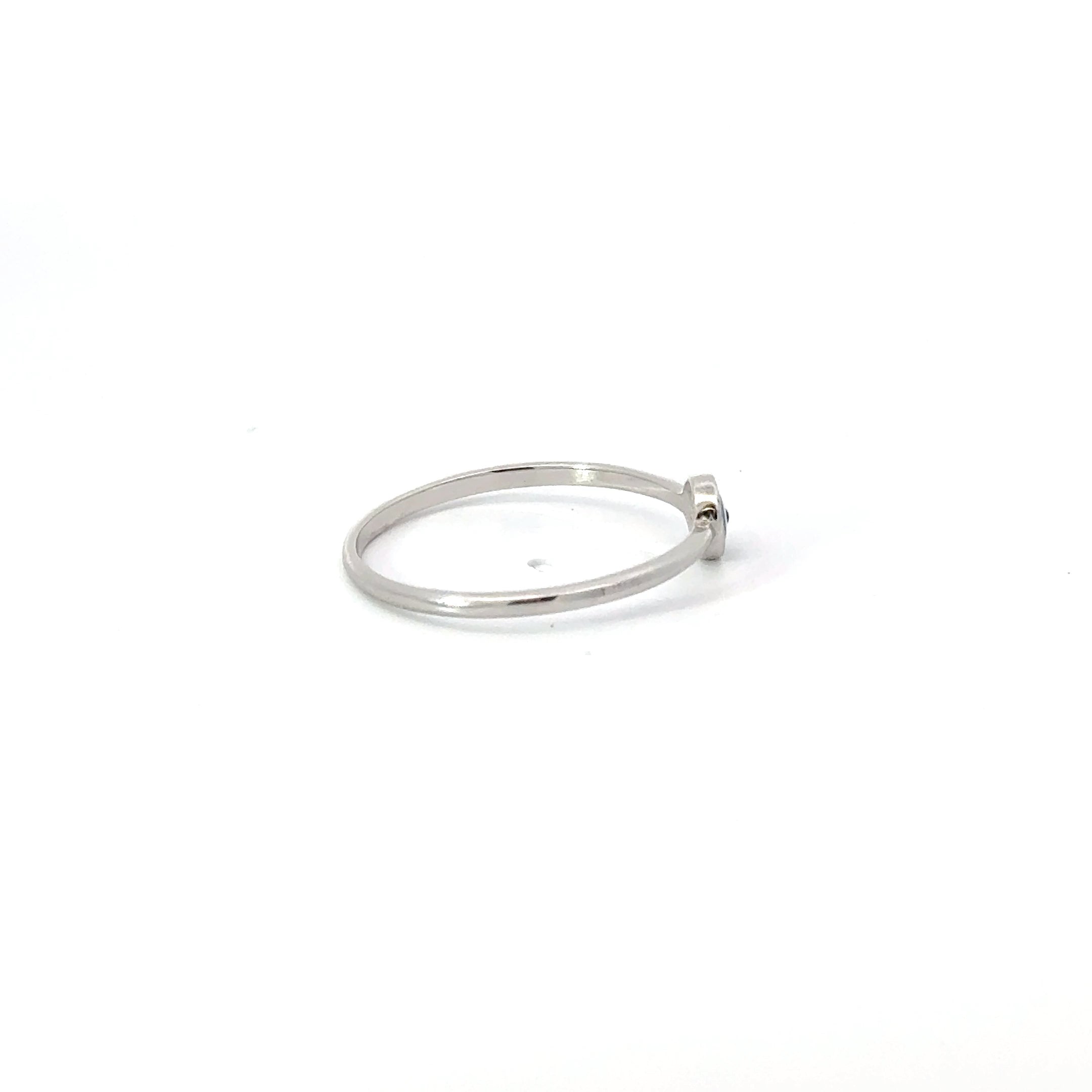 Dark Blue Evil Eye Ring