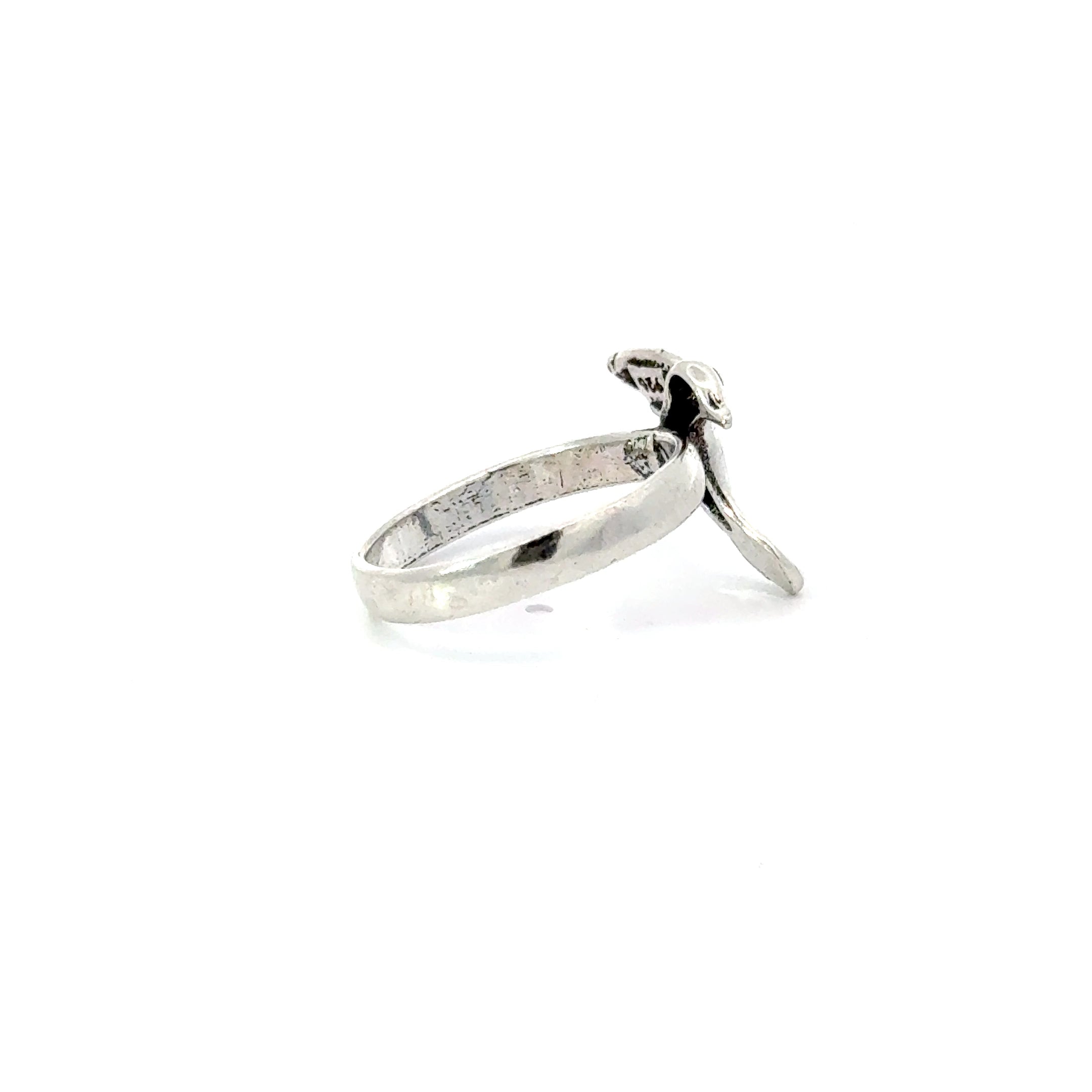 Sterling silver hummingbird ring