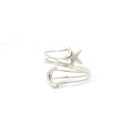 MOON AND STAR STERLING SILVER RING