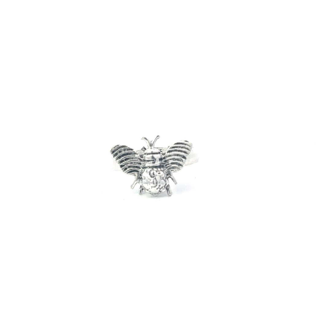 BEE STERLING SILVER RING