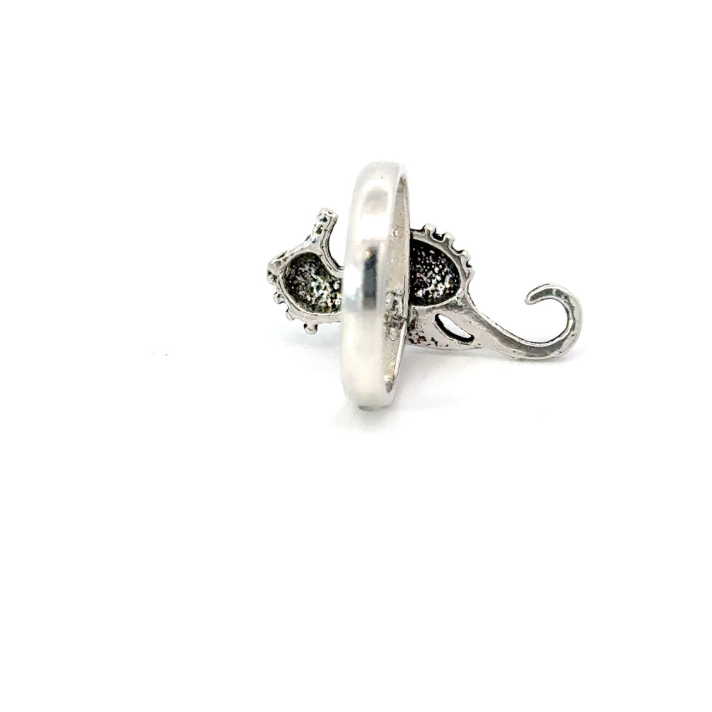 SEAHORSE STERLING SILVER RING