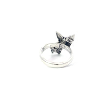 Load image into Gallery viewer, BUTTERFLIES STERLING SILVER RING