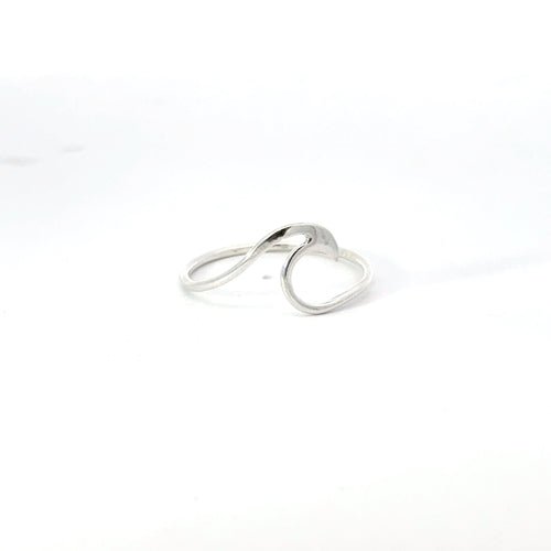 WAVE STERLING SILVER RING