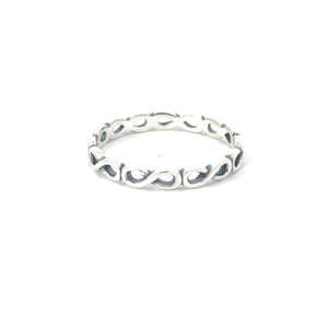 STERLING SILVER RING (INFINITY)