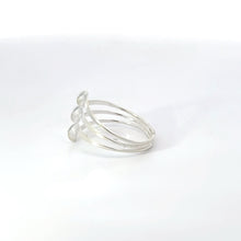 Load image into Gallery viewer, TRIPLE WAVE RING STERLING SILVER RING