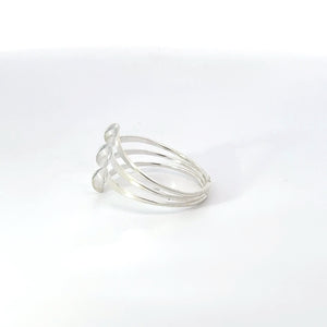 TRIPLE WAVE RING STERLING SILVER RING