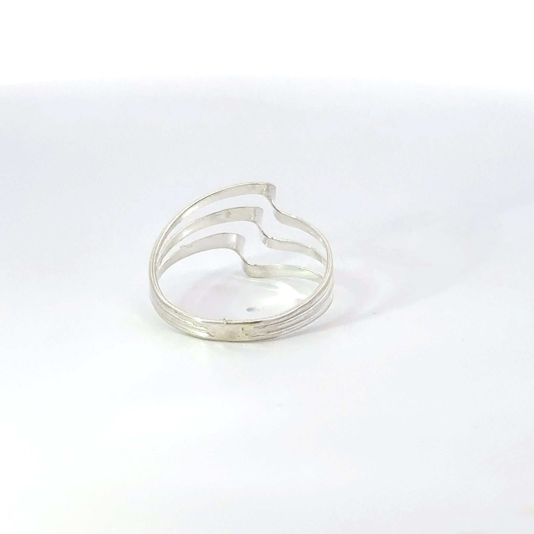 TRIPLE WAVE RING STERLING SILVER RING