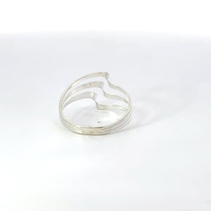 TRIPLE WAVE RING STERLING SILVER RING