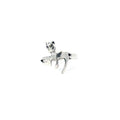 Sterling silver cat ring