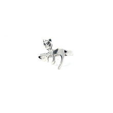 Load image into Gallery viewer, CAT STERLING SILVER RING