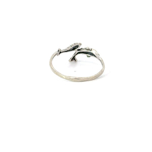 DOLPHINS STERLING SILVER RING