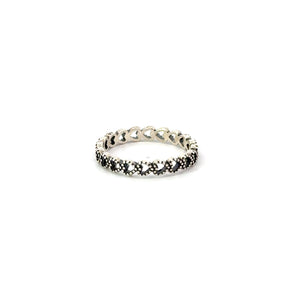 HEART STERLING SILVER BAND RING