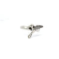 Sterling silver hummingbird ring