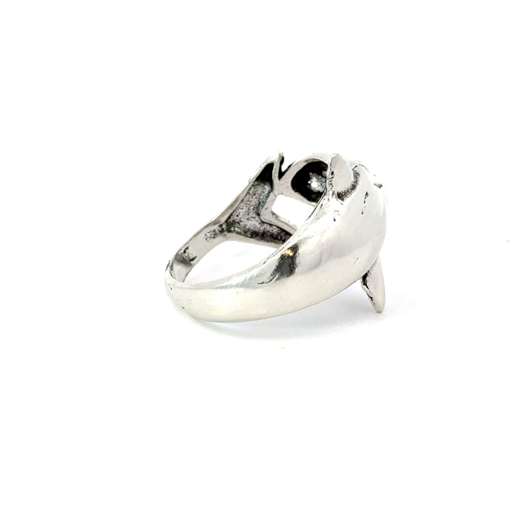 SHARK STERLING SILVER RING