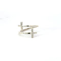 Sterling silver cross ring