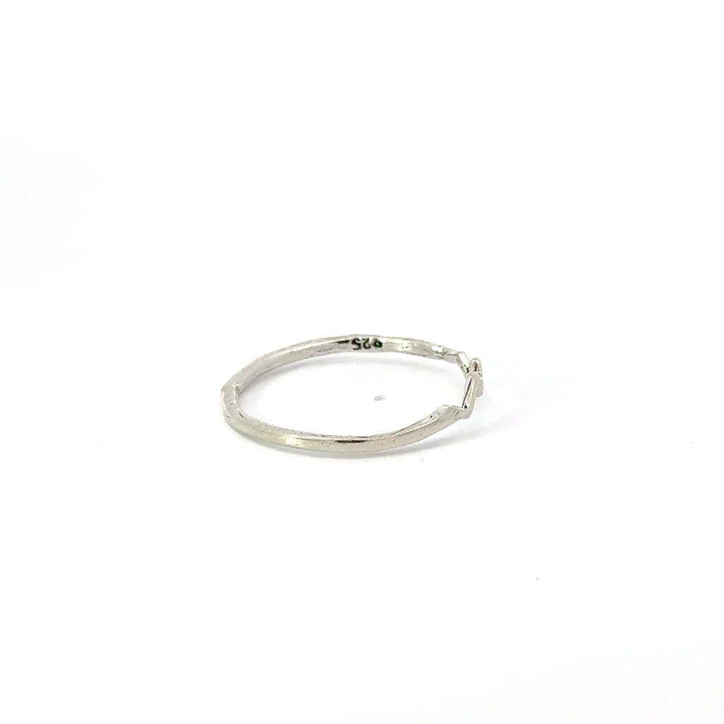 Sterling silver ring (Heartbeat)