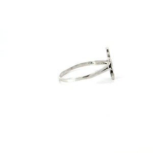 TREBLE CLEF STERLING SILVER RING