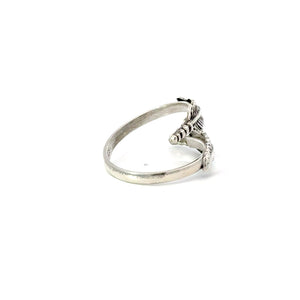 DOUBLE FEATHER STERLING SILVER RING