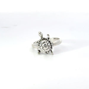 TURTLE  STERLING SILVER RING