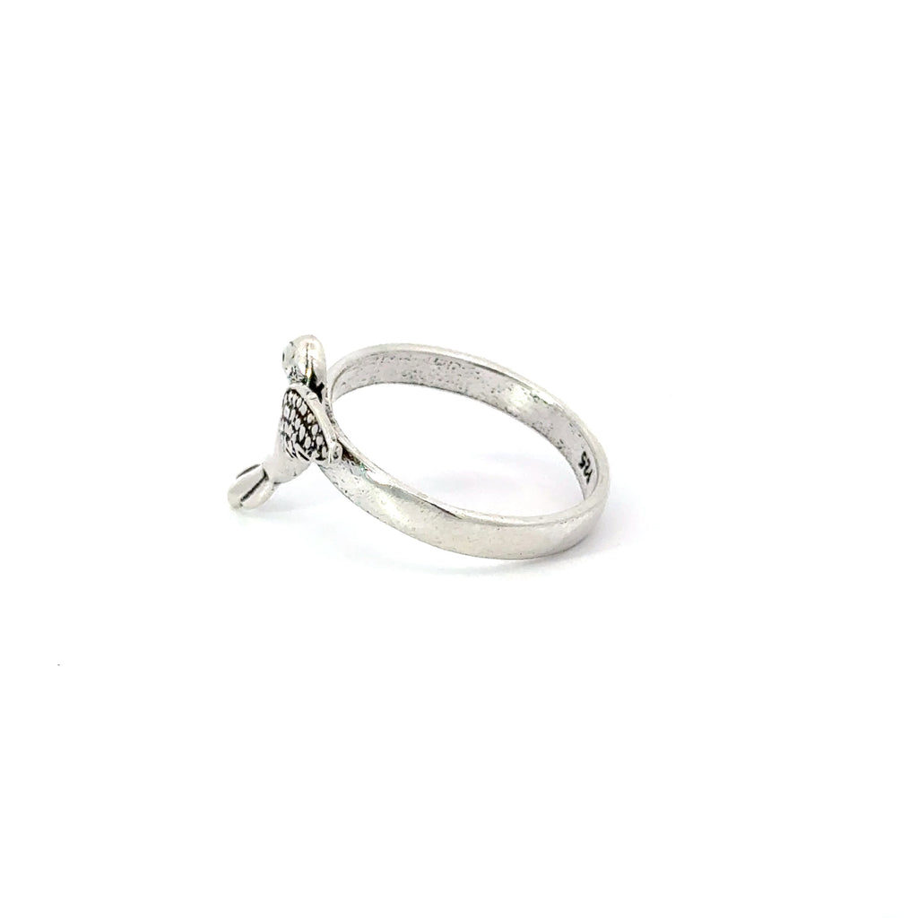 Sterling silver hummingbird ring
