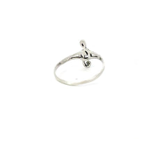 Load image into Gallery viewer, TREBLE CLEF STERLING SILVER RING