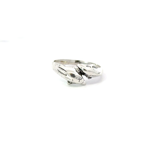 DOLPHINS STERLING SILVER RING