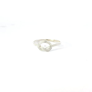 KNOT STERLING SILVER RING