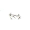 Sterling silver deer antler ring
