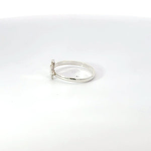 MOON AND STAR STERLING SILVER RING