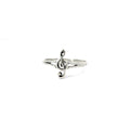 TREBLE CLEF STERLING SILVER RING