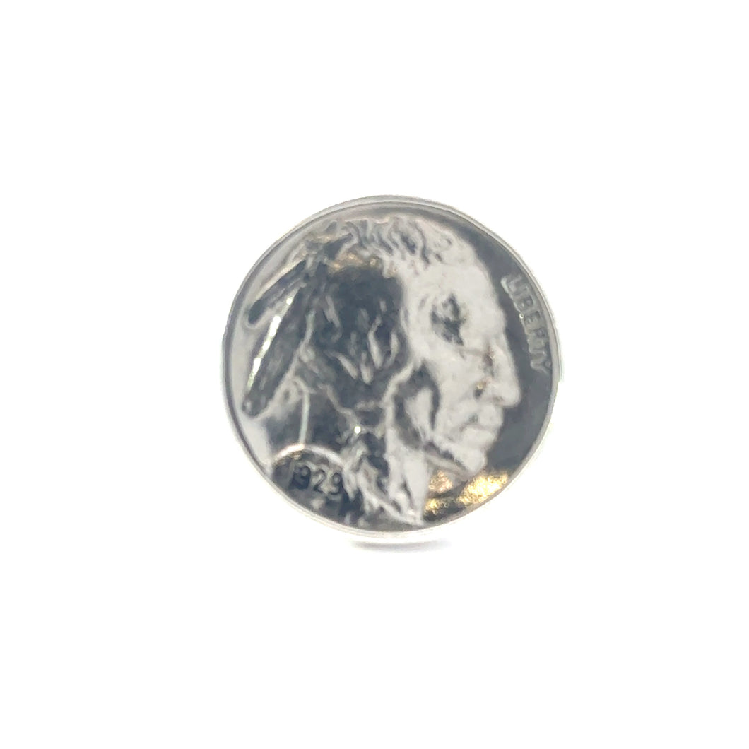 BUFFALO NICKEL STERLING SILVER RING