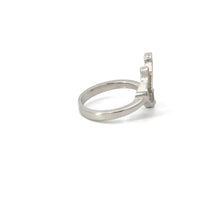 Load image into Gallery viewer, WHITE CUBIC ZIRCONIA STERLING SILVER RING (GUITAR &amp; NOTE)