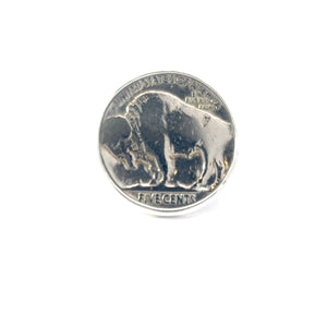 BUFFALO NICKEL STERLING SILVER RING