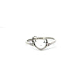 Sterling silver antler ring