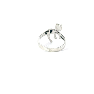 CAT STERLING SILVER RING