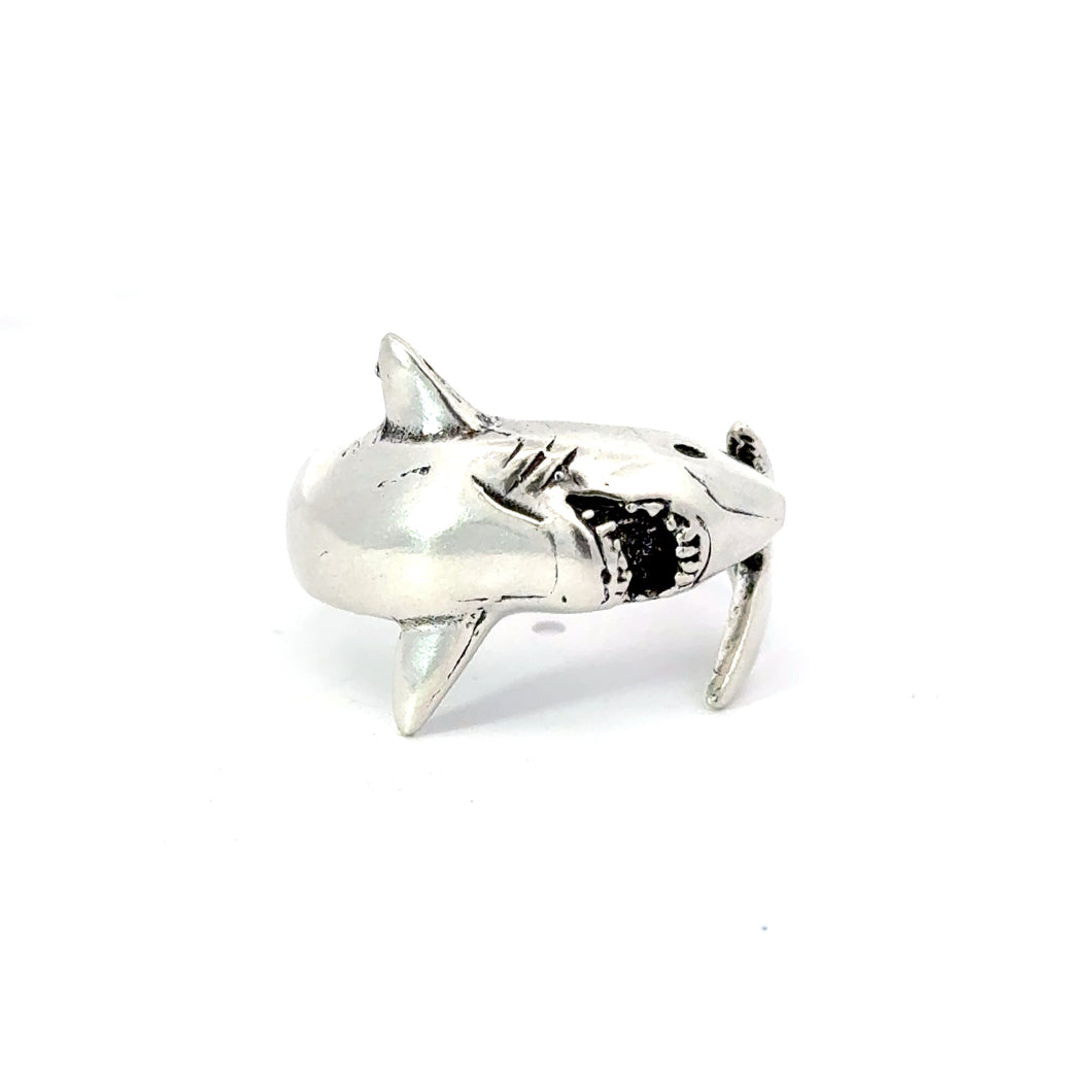 SHARK STERLING SILVER RING