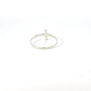 CROSS STERLING SILVER RING