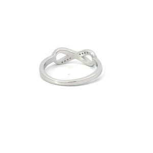 BLUE LAB OPAL STERLING SILVER RING (INFINITY)