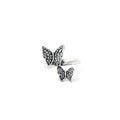 Sterling silver butterflies ring