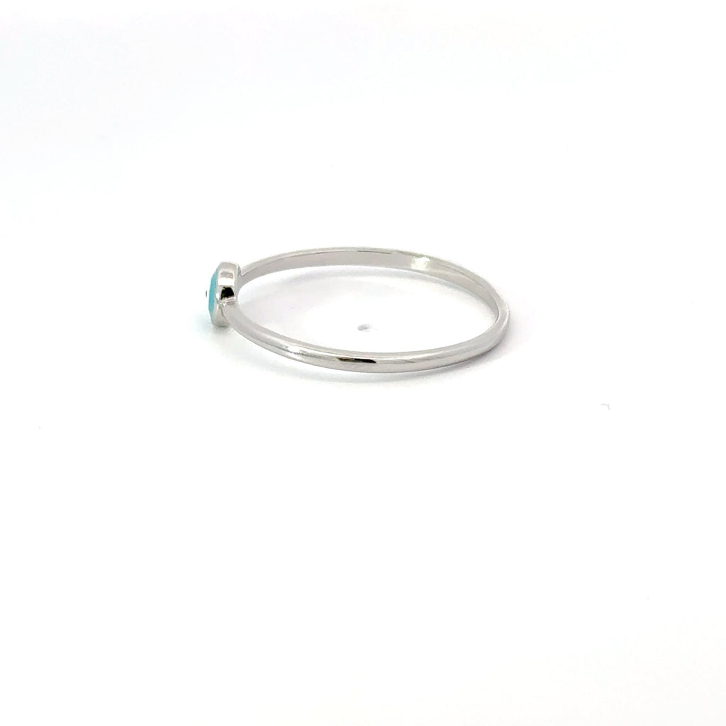 Light Blue Evil Eye RIng