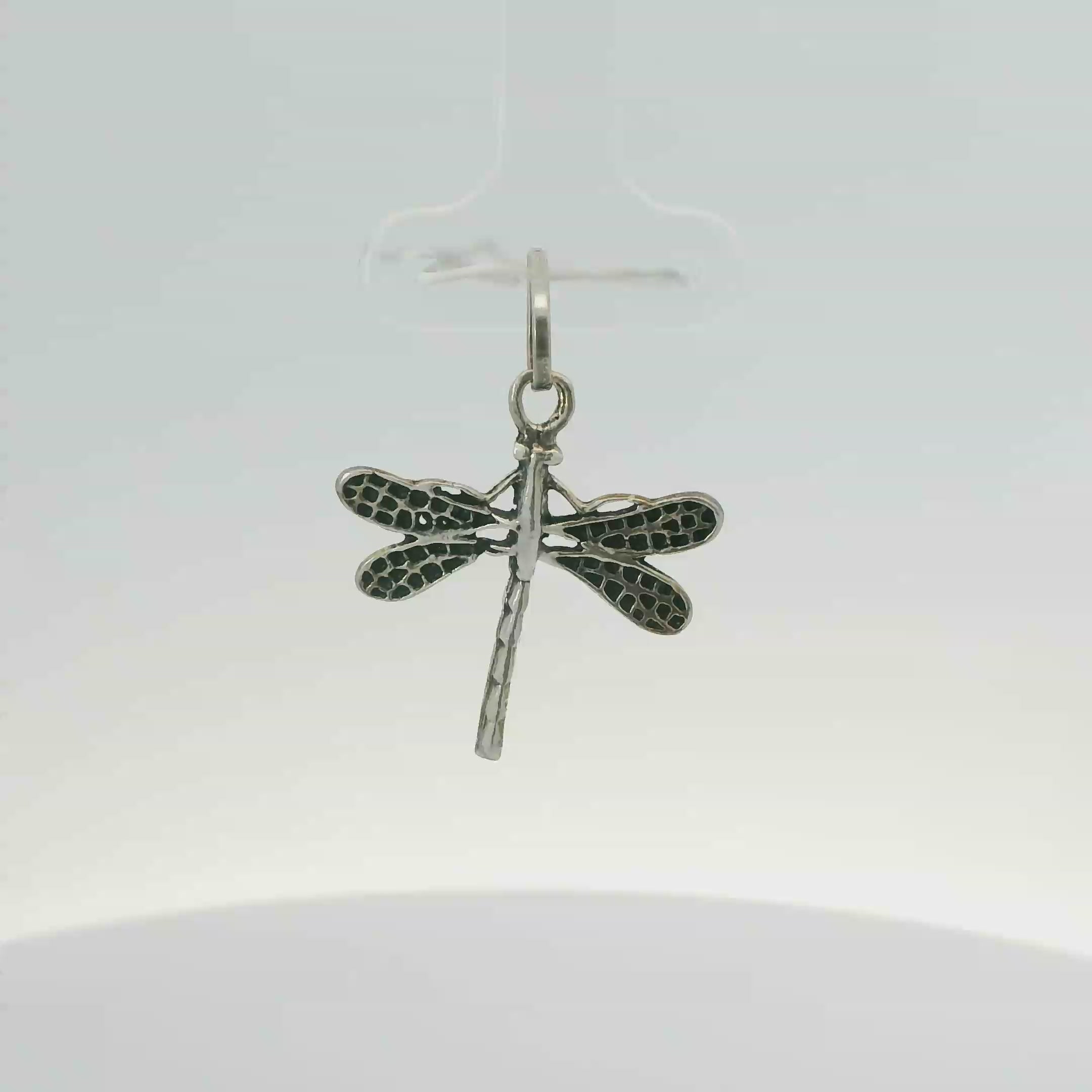 DRAGONFLY STERLING SILVER PENDANT