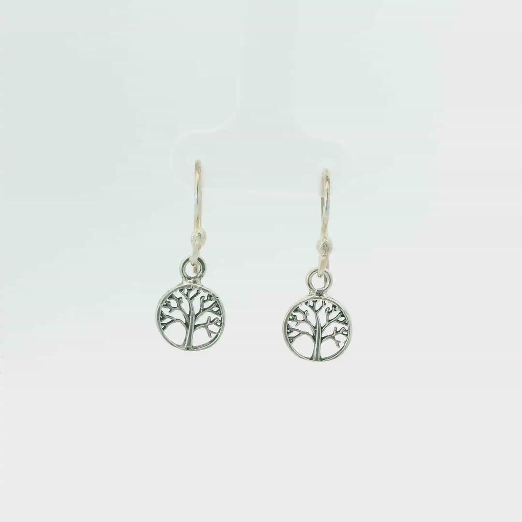 TREE OF LIFE STERLING SILVER EARRINGS