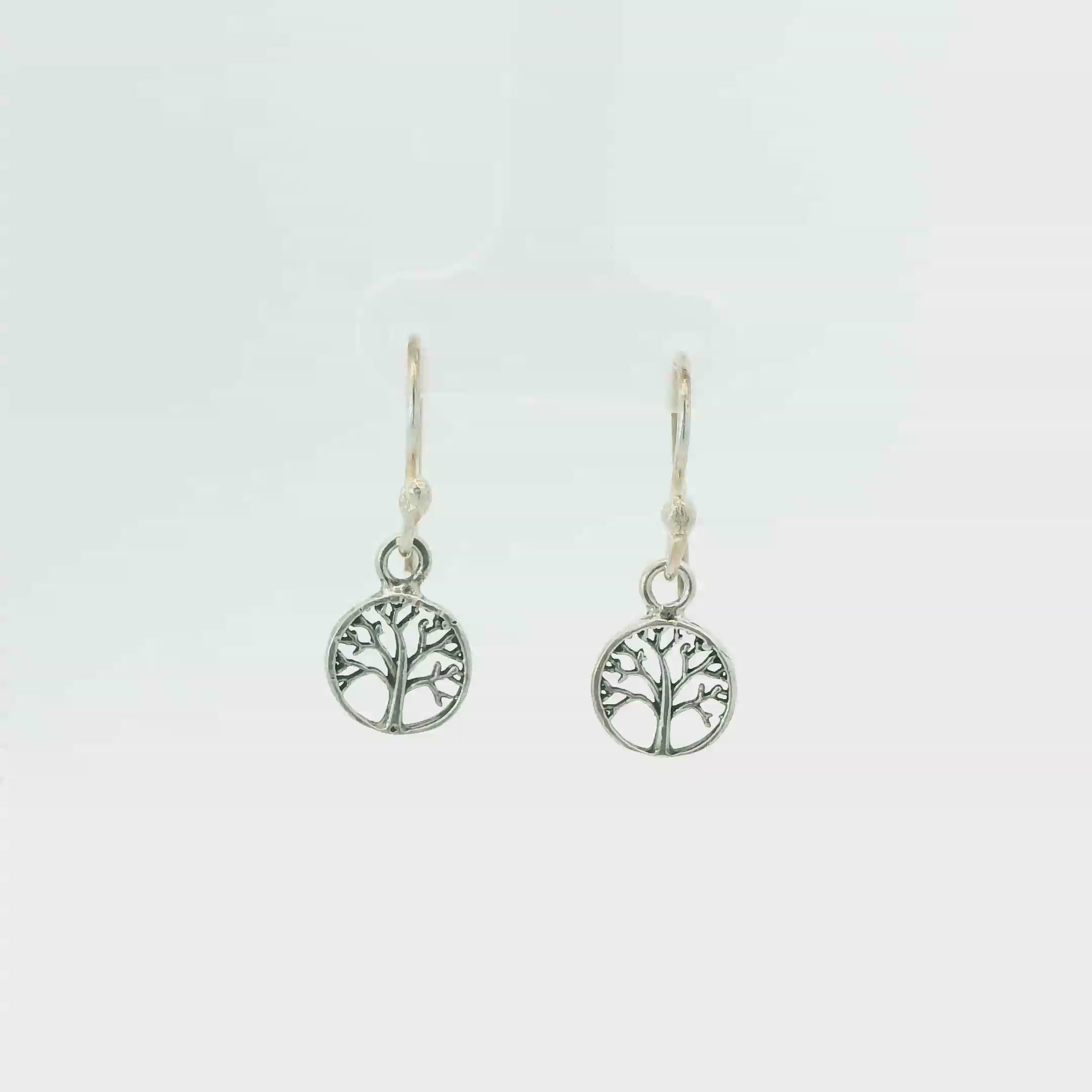 TREE OF LIFE STERLING SILVER EARRINGS