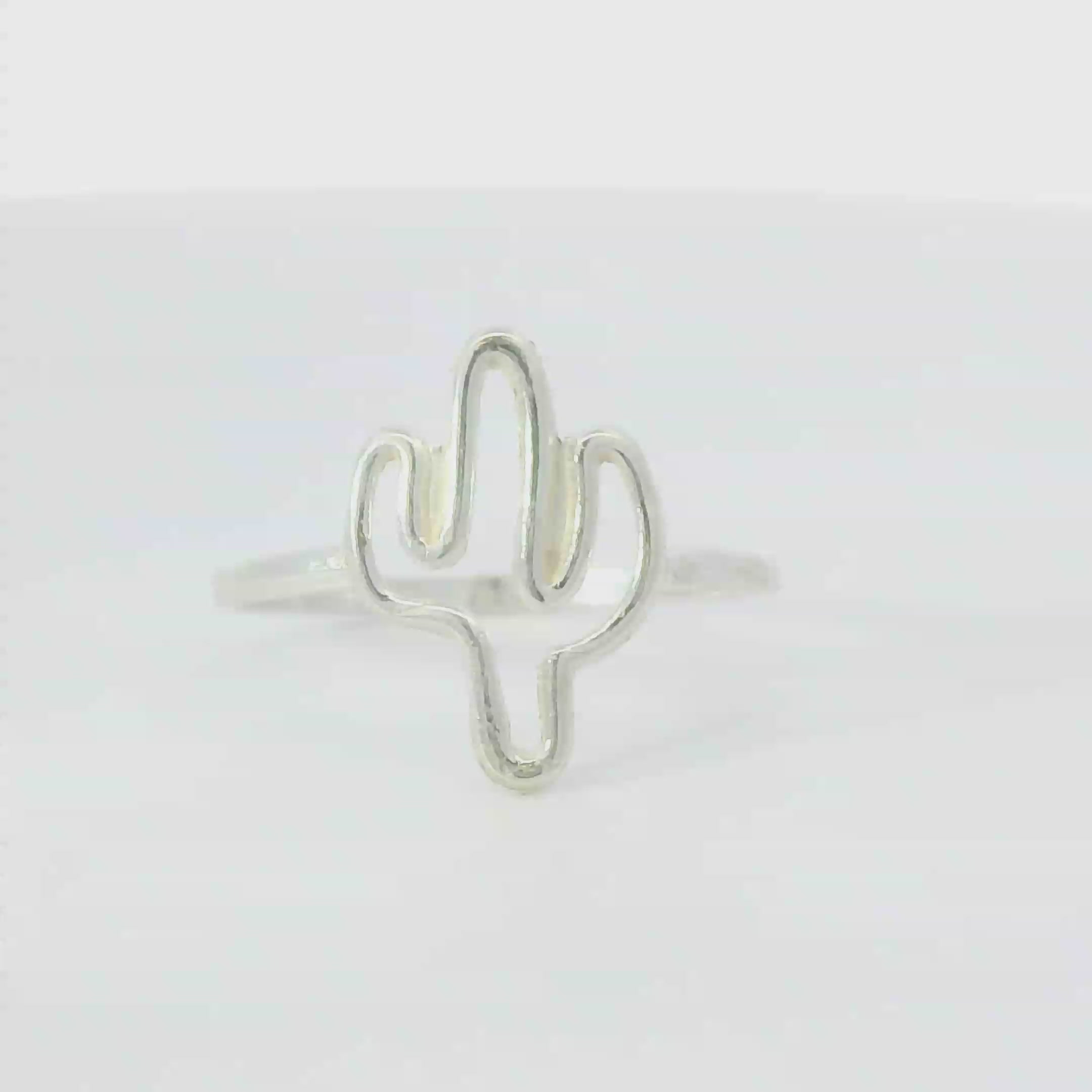 Sterling silver ring (Cactus)