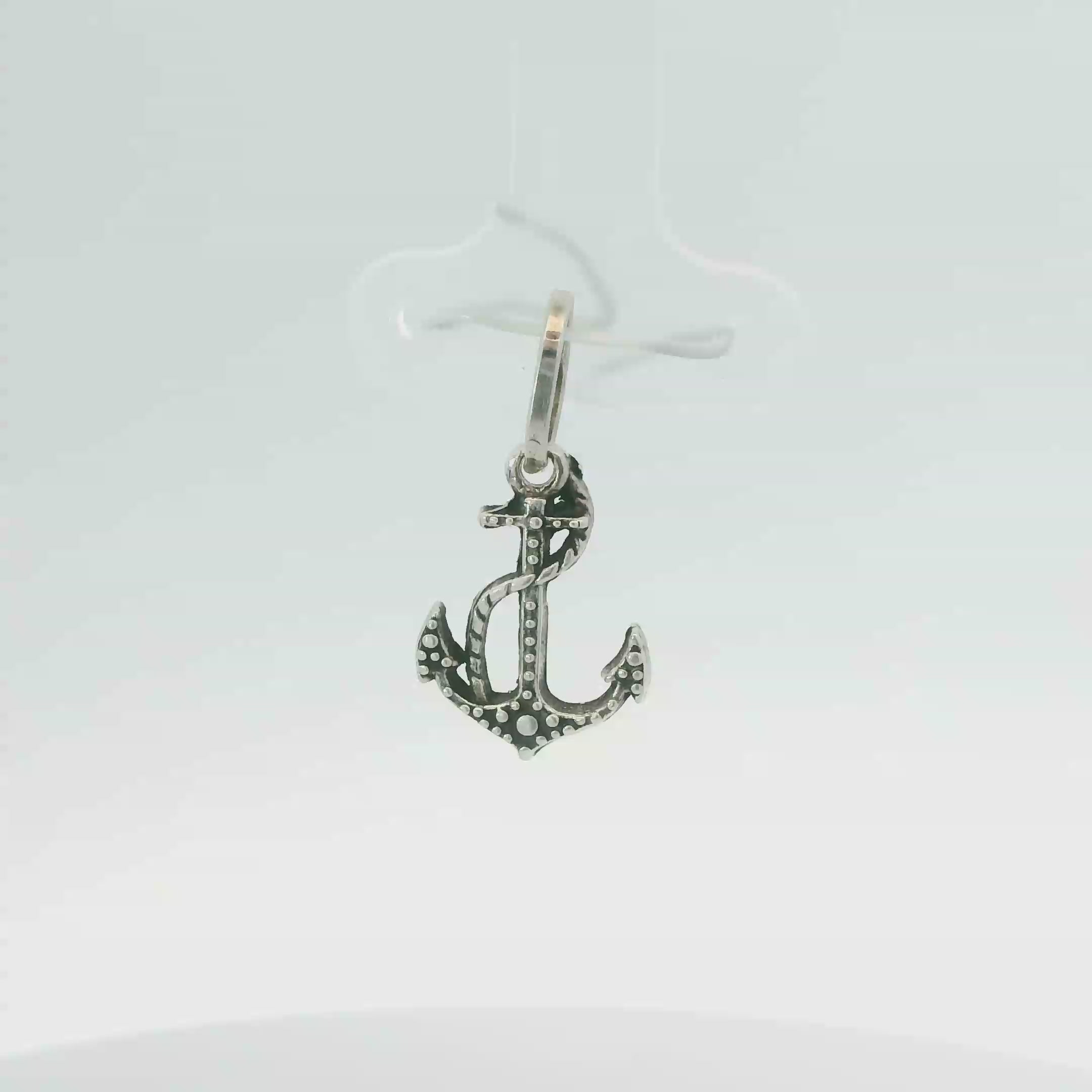 ANCHOR STERLING SILVER PENDANT