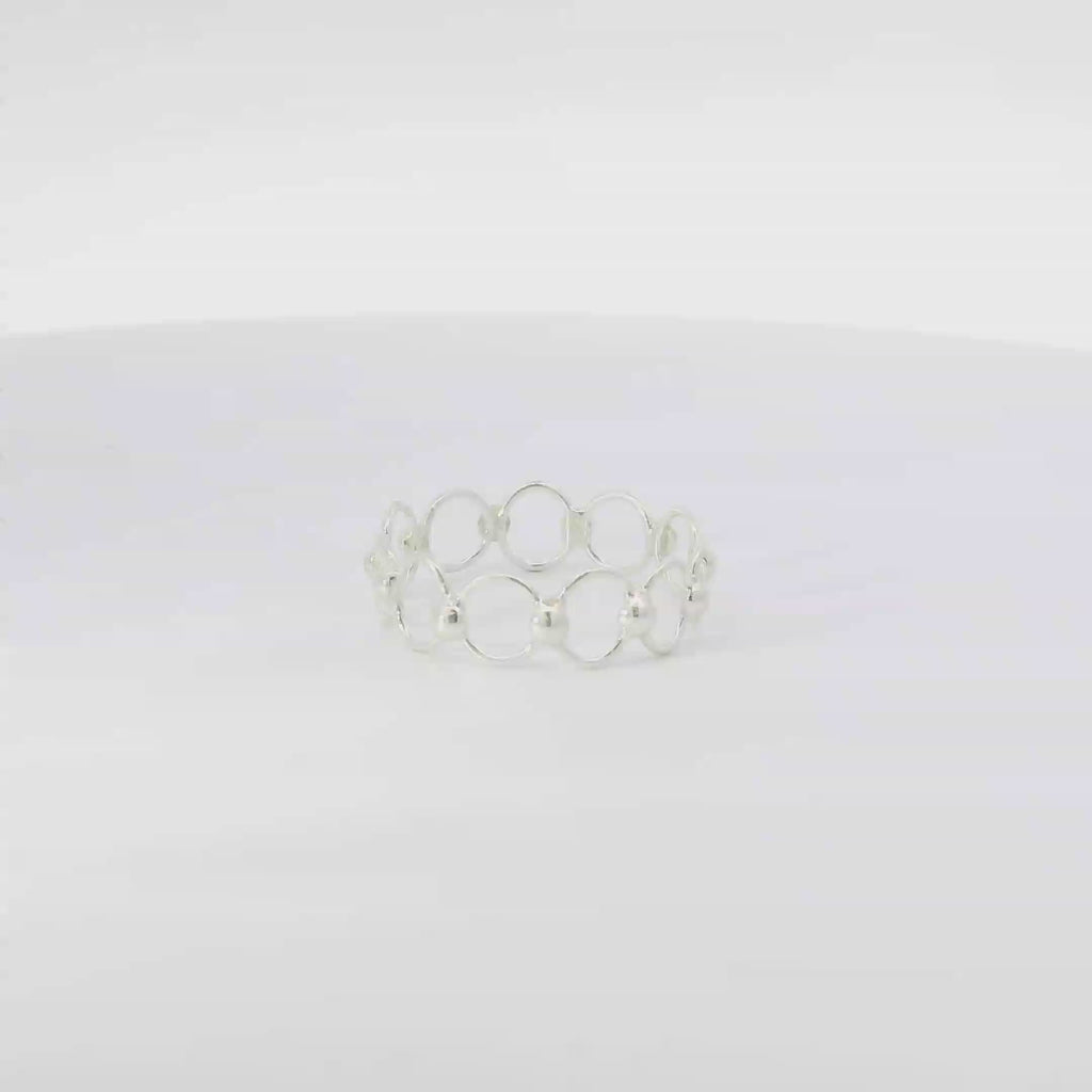 Sterling Silver Circle ring