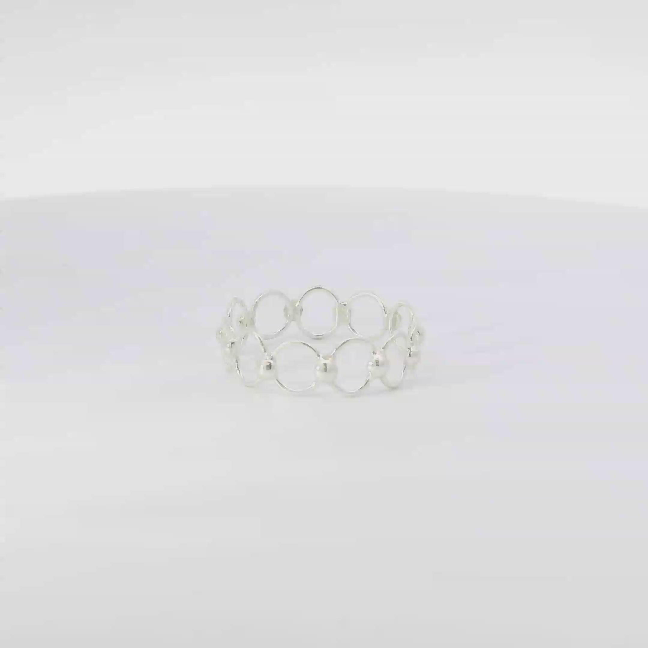 Sterling Silver Circle ring