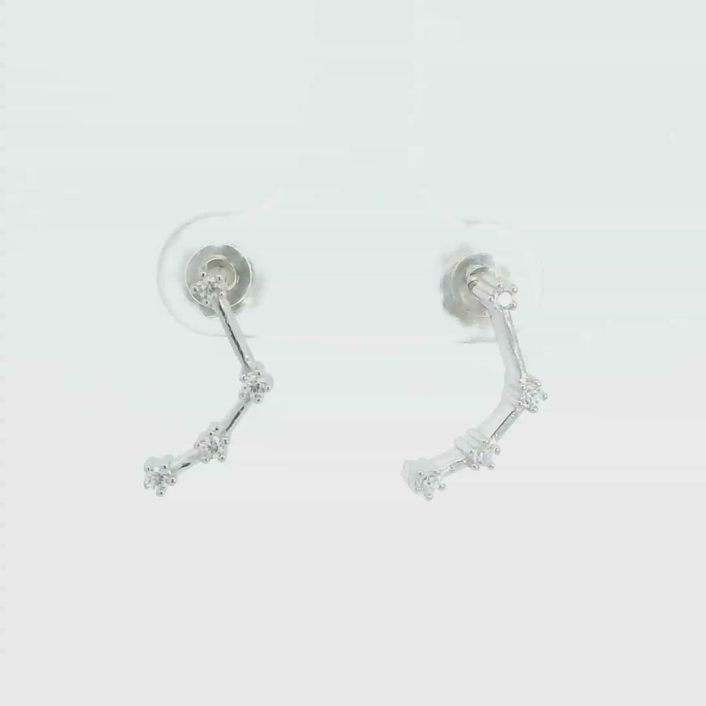 AQUARIUS ZODIAC CONSTELLATION EARRINGS