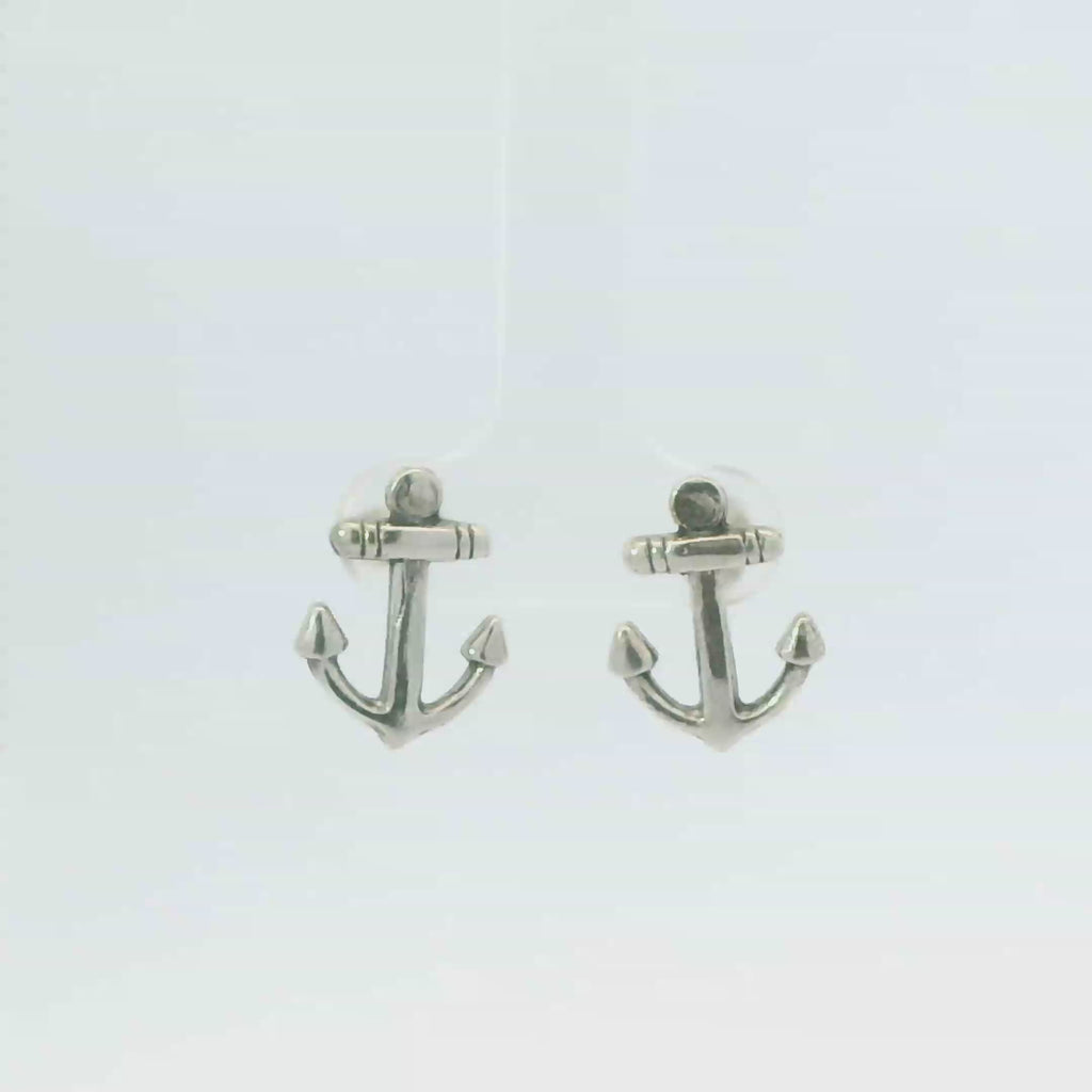 ANCHOR STERLING SILVER EARRINGS